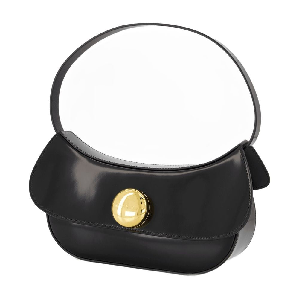 Marni Medium Hobo - Leather - Black