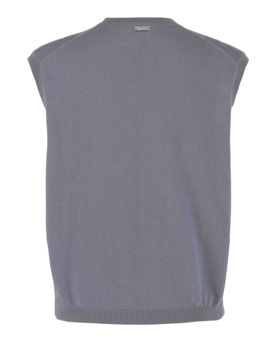 Ferragamo Ribbed Cashmere Knit Vest