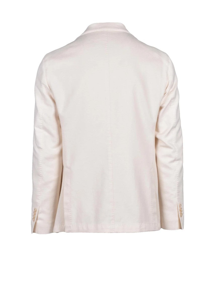 L.B.M. 1911 Beige Cotton Double-Breasted Jacket