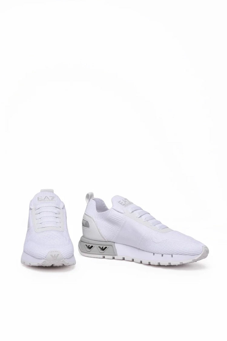 Ea7 Emporio Armani Streamlined White Sneakers