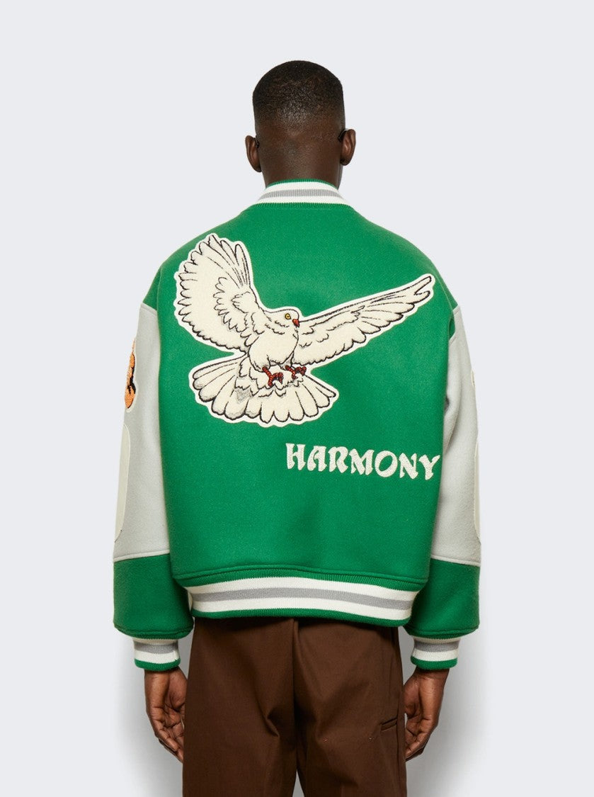 Saint Mxxxxxx X Shermer Academy Pigen Varsity Jacket