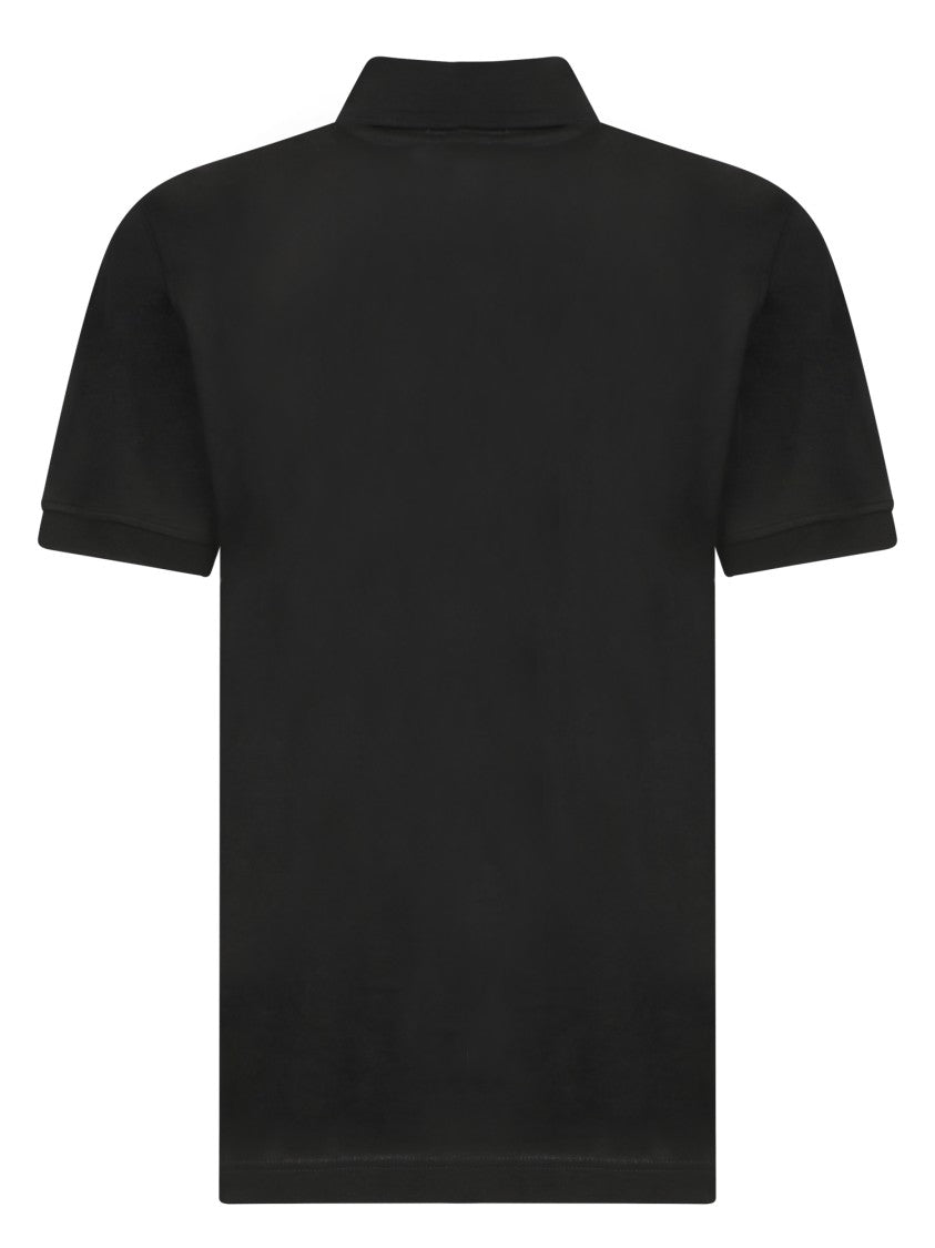 Dolce & Gabbana Elegant Black Polo Shirt With Logo