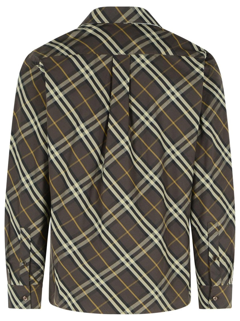 Burberry Brown Cotton Shirt