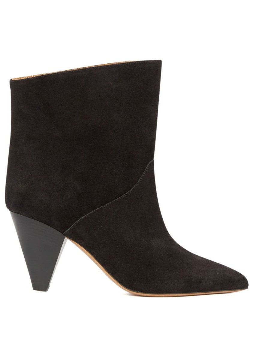 Isabel Marant Pointed Toe Black Ankle Boots