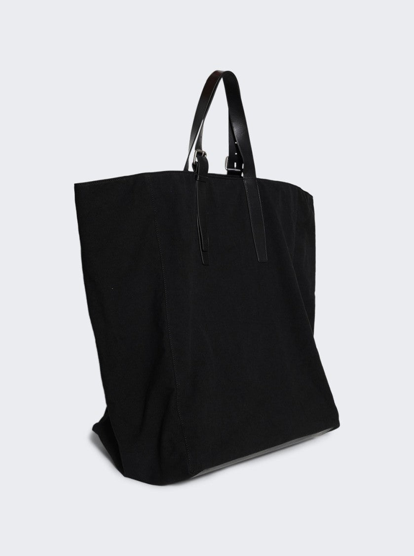 Dries Van Noten Large Belt Tote Bag Black