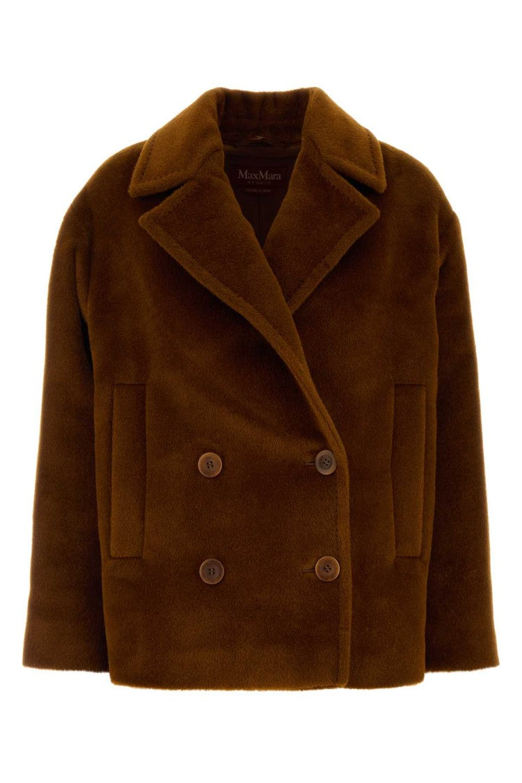 Mm Studio Caramel Alpaca Blend Filovia Coat