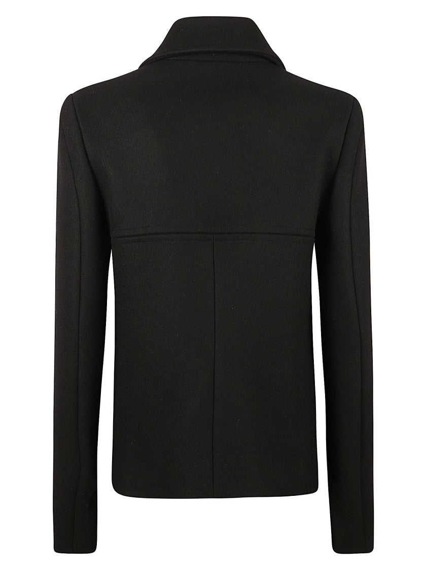 Stella Mccartney Tailored Black Jacket With Double-Breasted Front