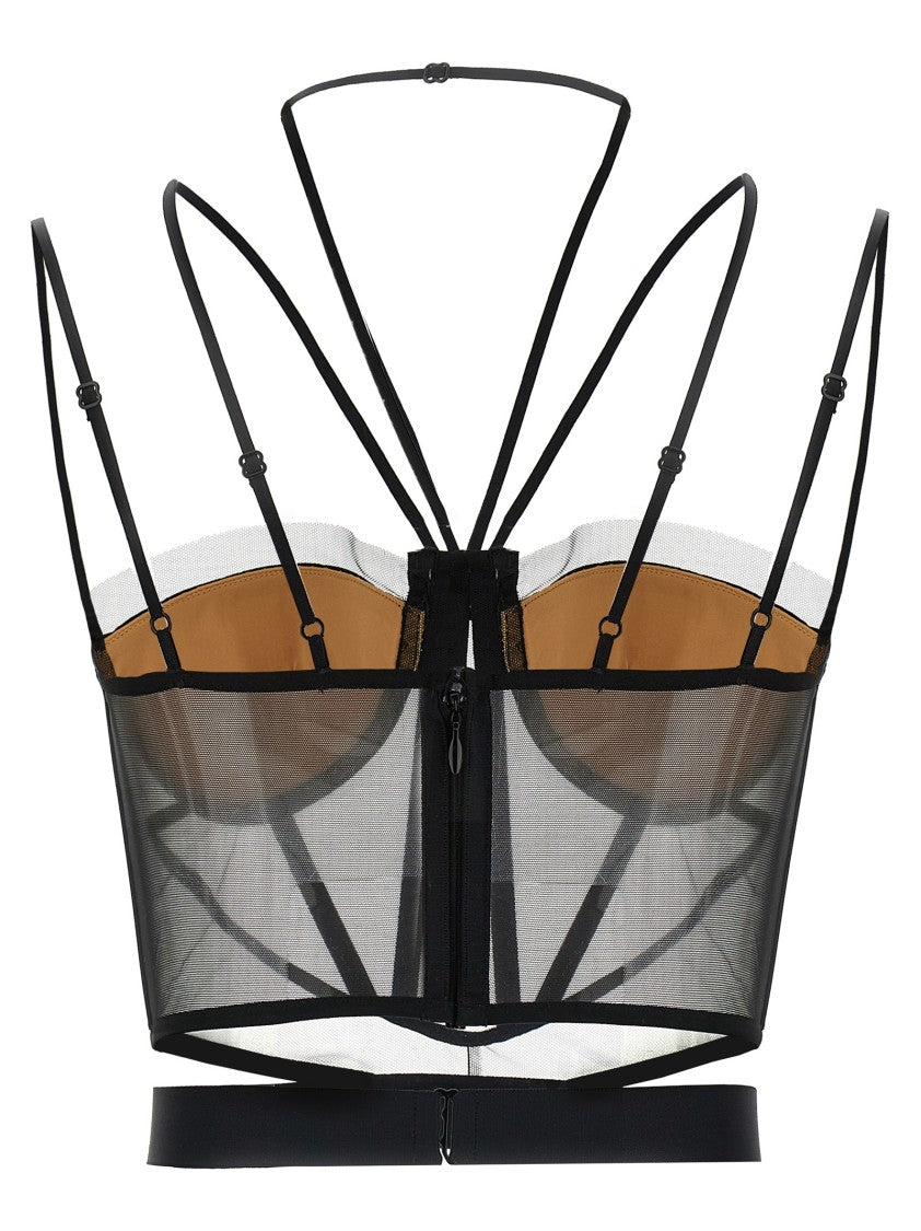 Nensi Dojaka 'Sheer Corset' Top