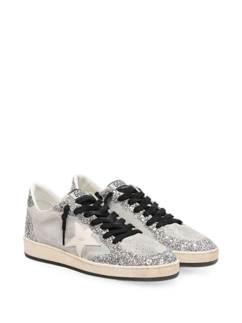 Golden Goose Low-Top Glitter Accent Star Detail Sneakers
