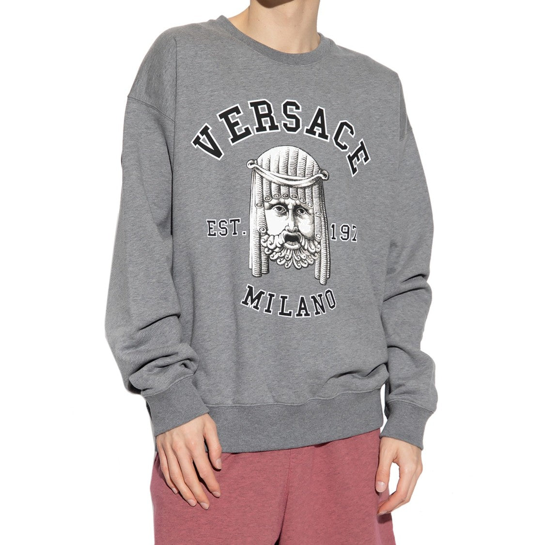 Versace Cotton Crewneck Sweatshirt