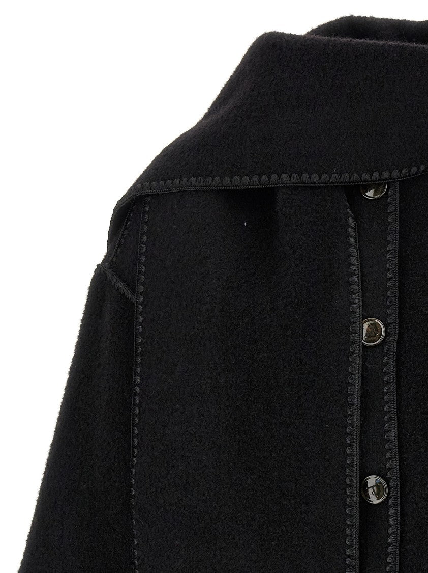 Totême 'Embroidered Scarf Jacket Harvest' Coat