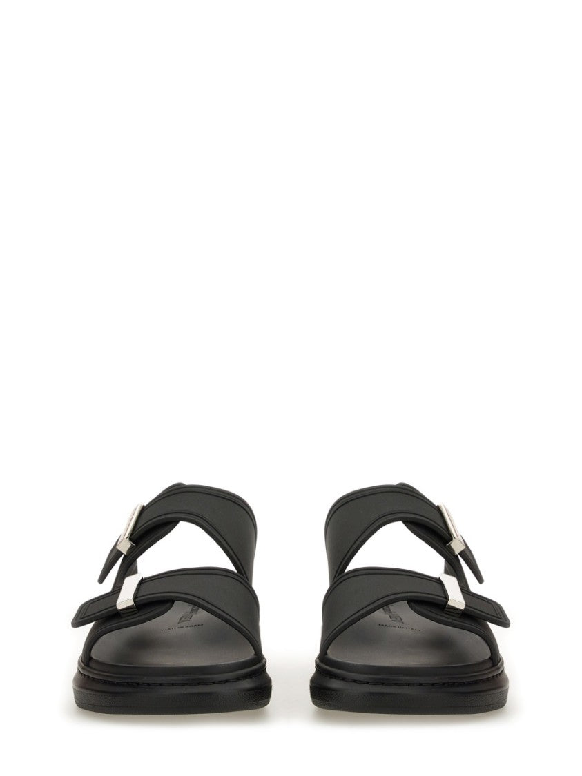 Alexander Mcqueen Hybrid Double Buckle Slide Tpu Sandals
