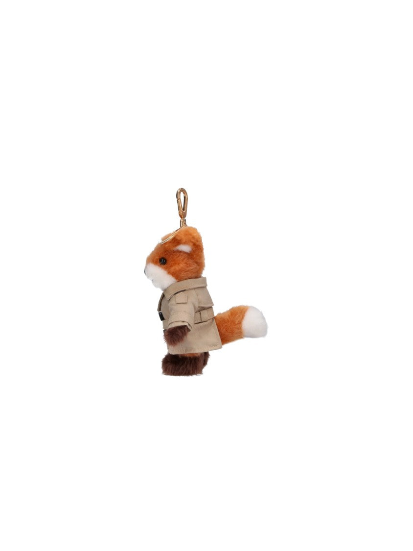 Burberry Beige Fox Fabric Charm