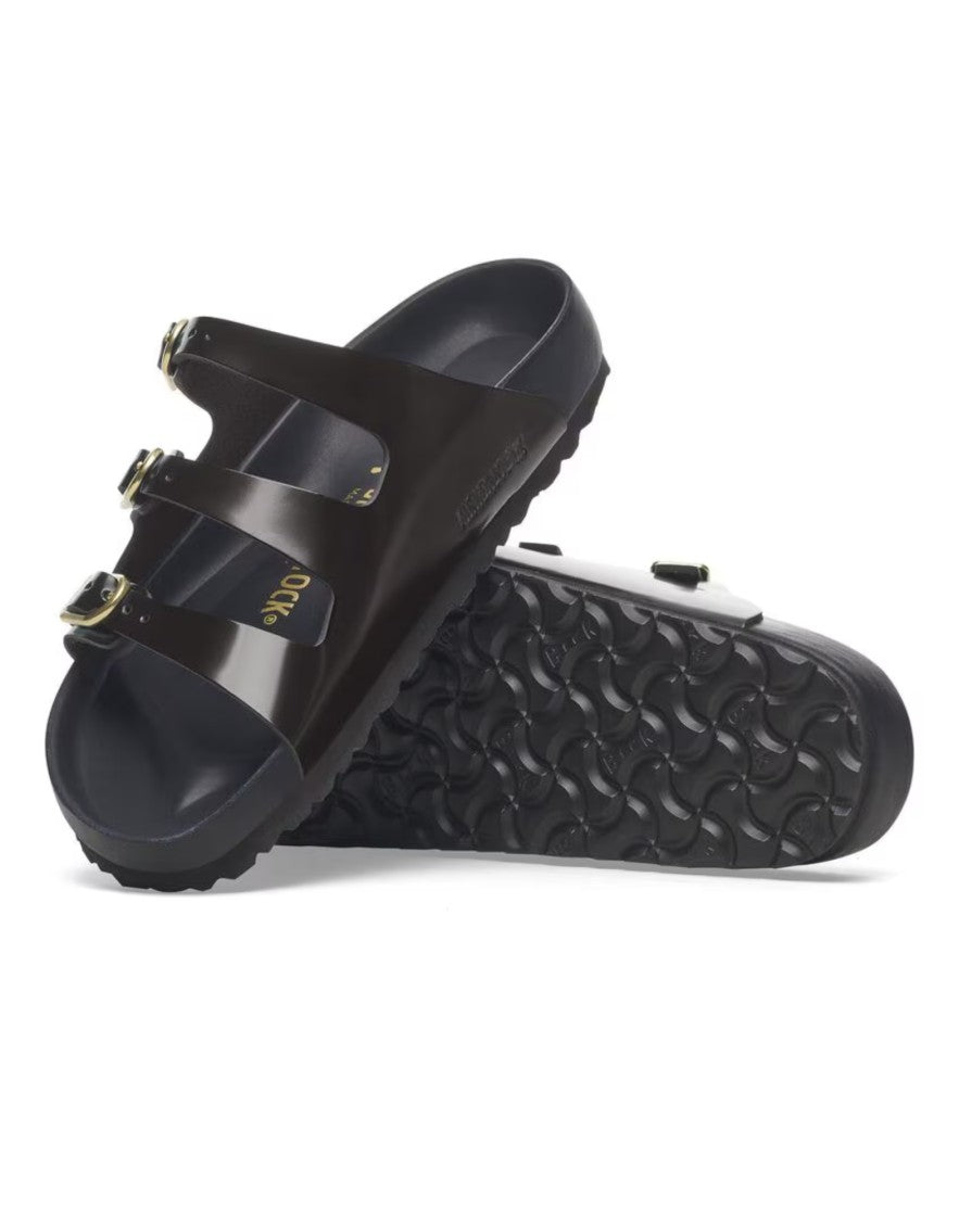 Birkenstock Florida Exquisit D-Buckle Patent Sandals