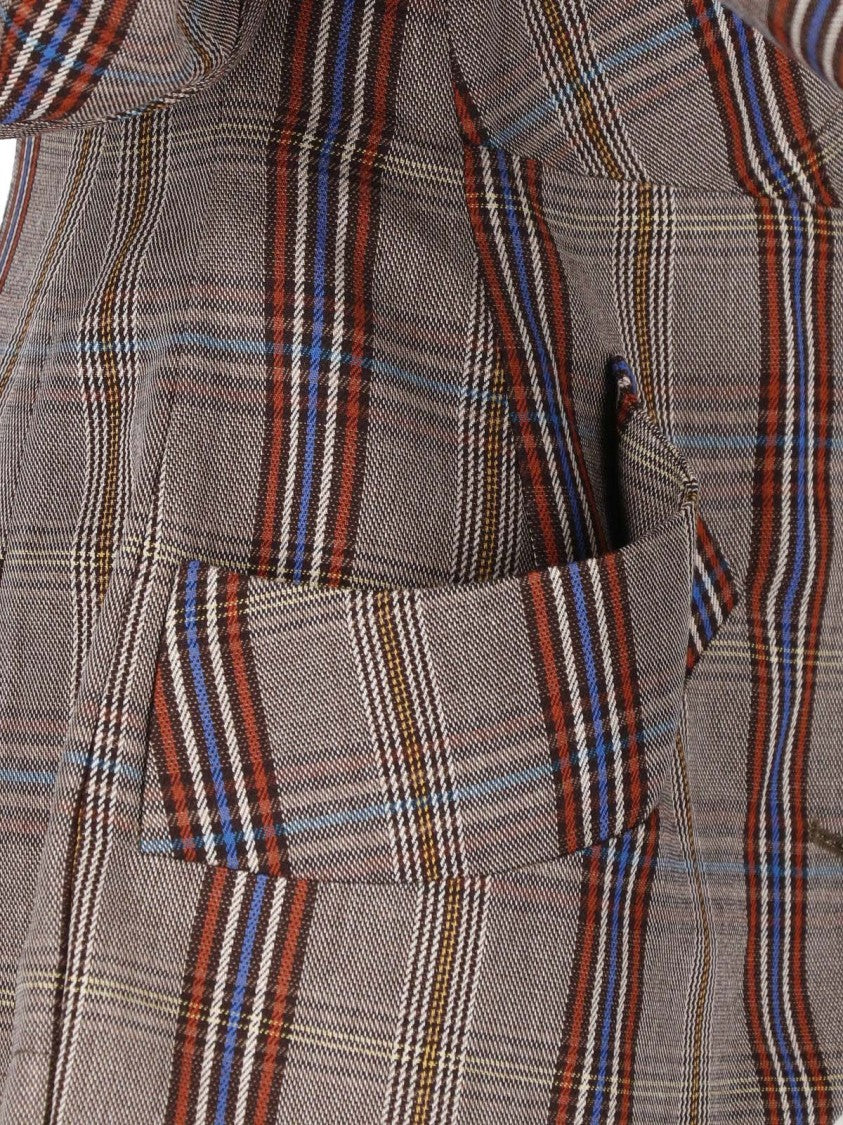 Vivienne Westwood Appetizer Multicolor Check Single-Breasted Viscose Jacket