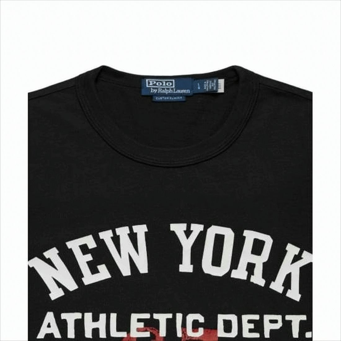 Polo Ralph Lauren Classic Crew Neck Cotton T-Shirt With Bold Graphic Print