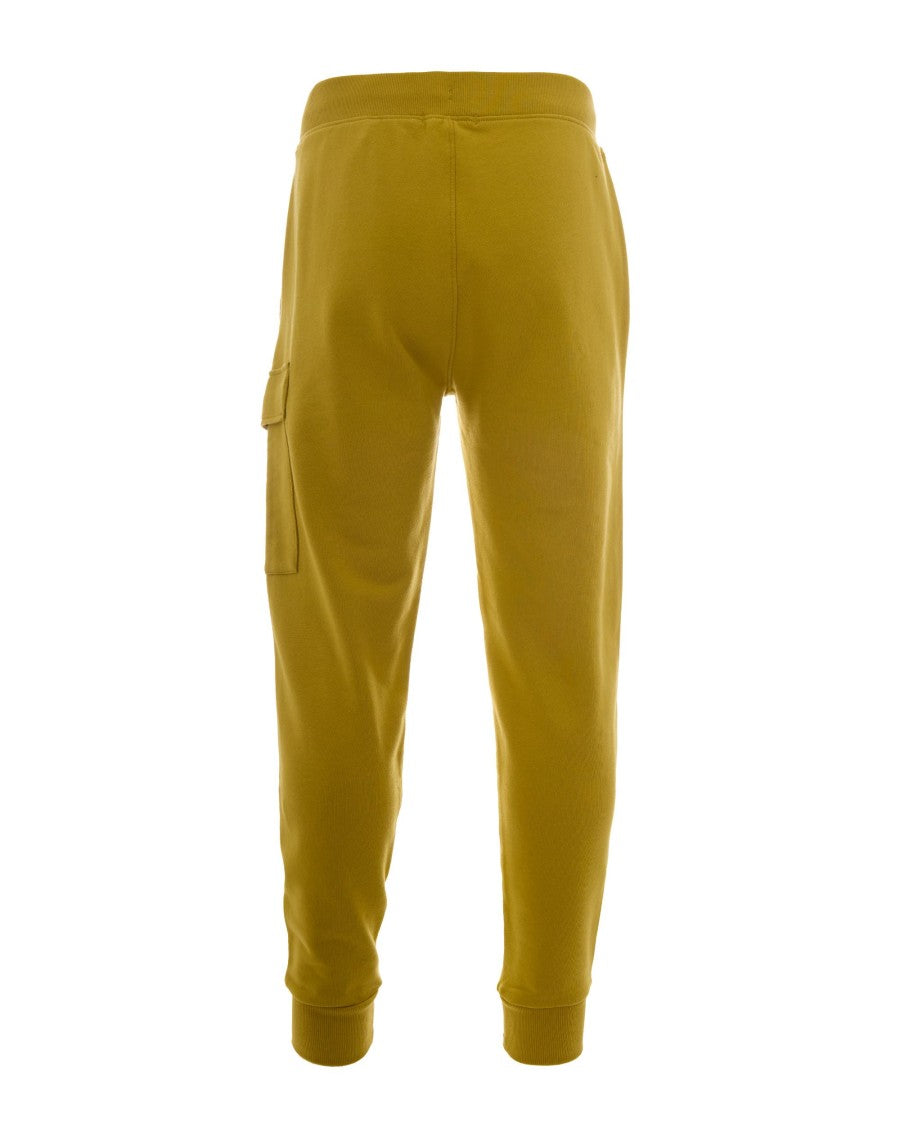 C.P. Company Antique Moss Diagonal Raised Fleece Cargo Sweatpants