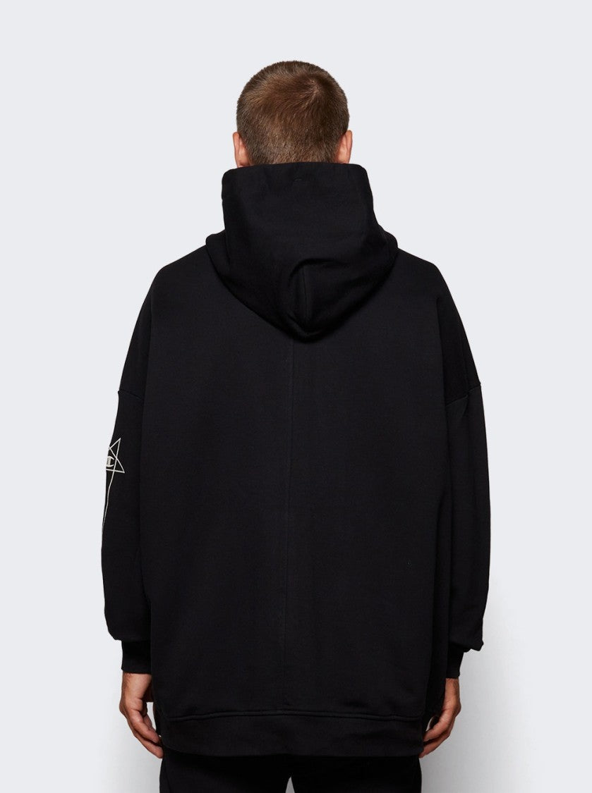 Rick Owens X Champion Jumbo Jason S Hoodie Black