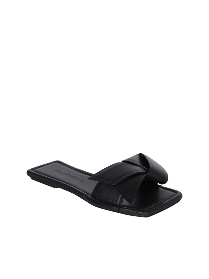 Acne Studios Black Leather Sandals