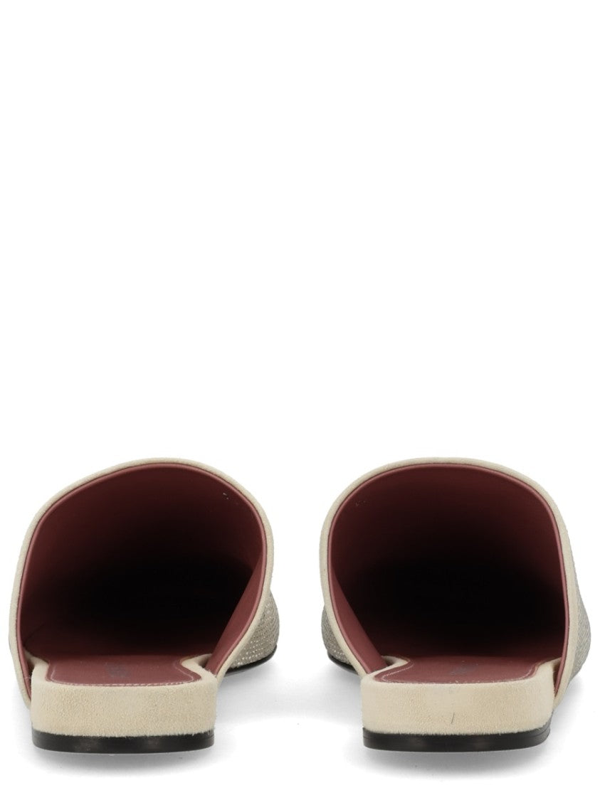 Premiata Pointed Toe Suede Slippers