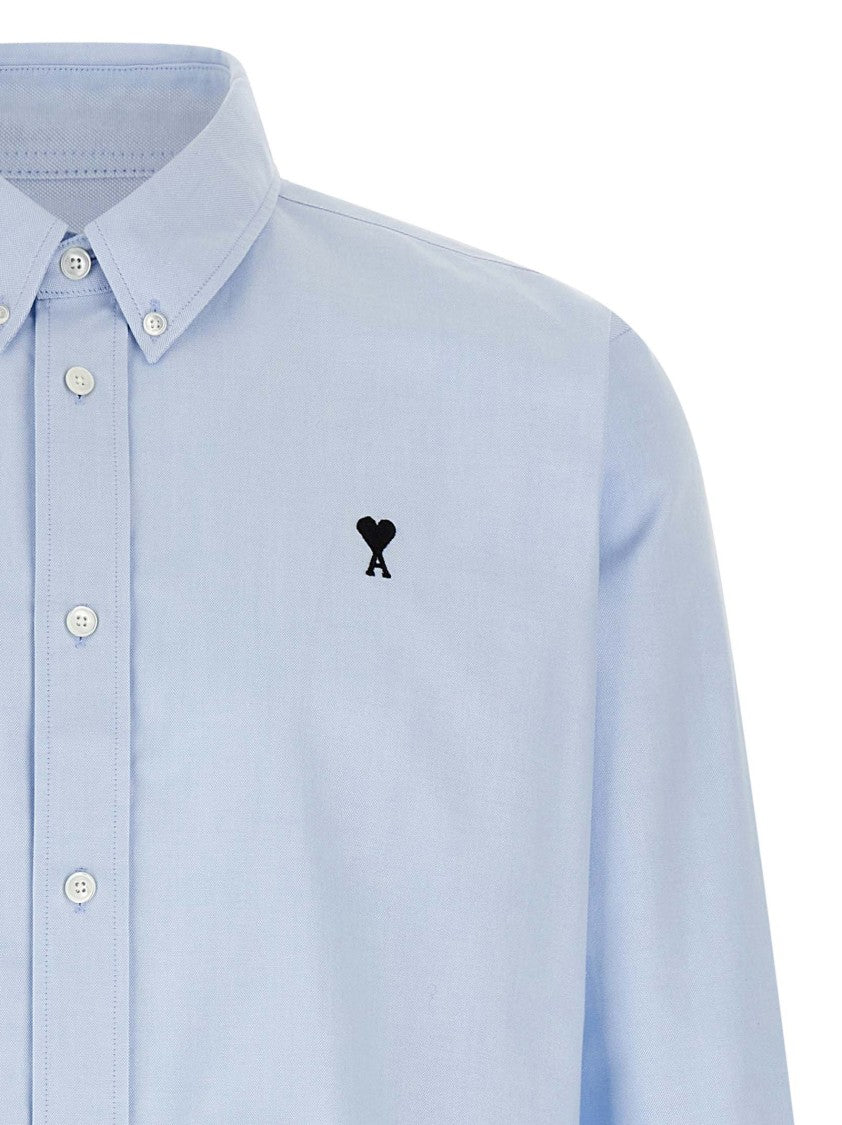 Ami Button-Down Oxford Cotton Shirt