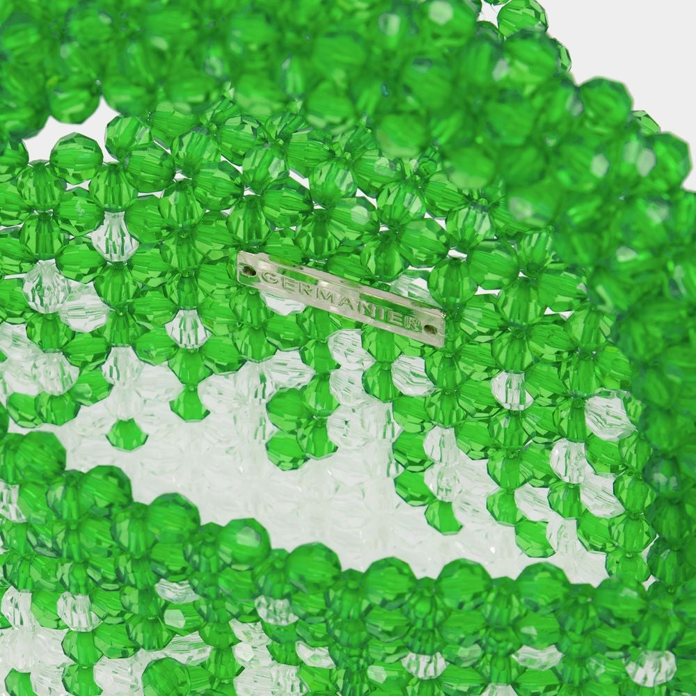 Germanier Ss23bg01 Hobo Bag - Glass/Clear - Pearl