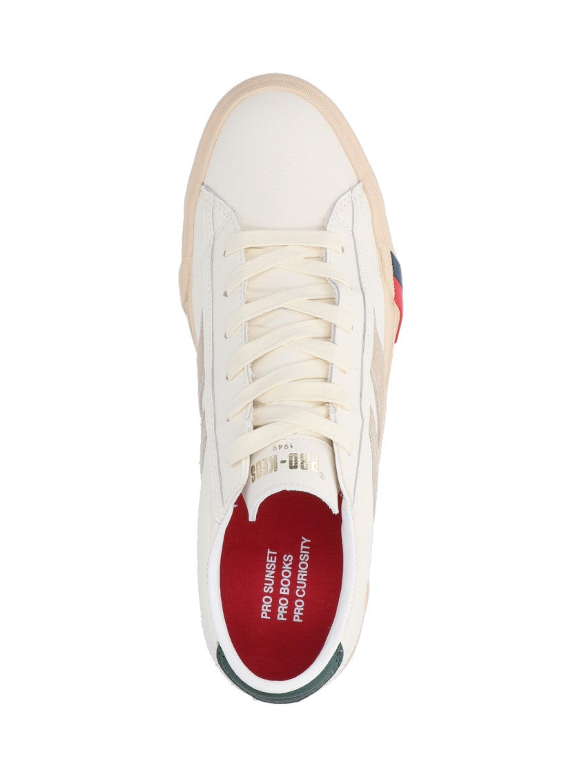 Pro-Keds 1949 Royal Classic Low-Top Sneakers In Smooth White Leather
