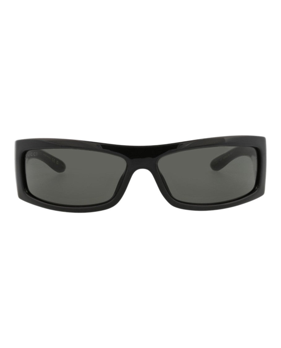 Gucci Shield-Frame Injection Sunglasses