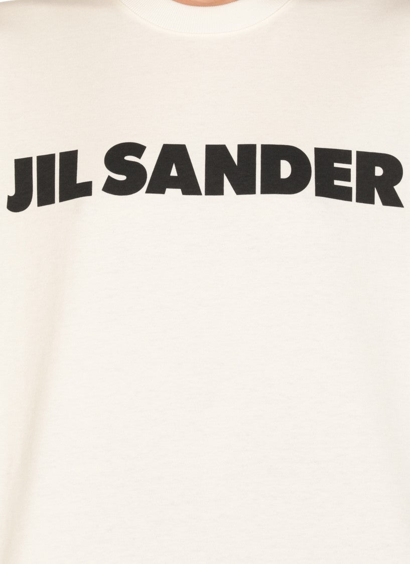 Jil Sander White Cotton T-Shirt