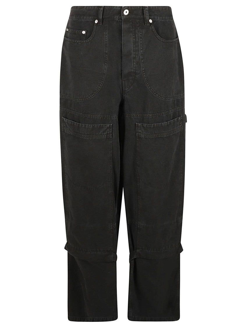 Off-White Relaxed Fit Black Denim Jeans