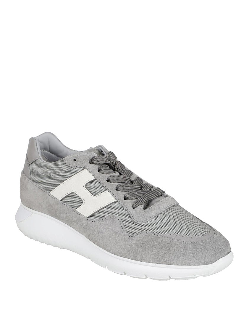 Hogan Suede And Technical Fabric Sneakers
