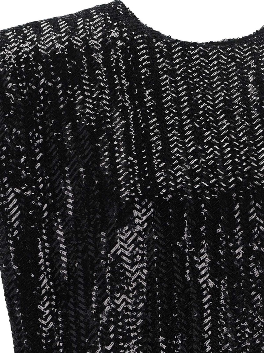 Golden Goose Sequin Mini Dress – Black