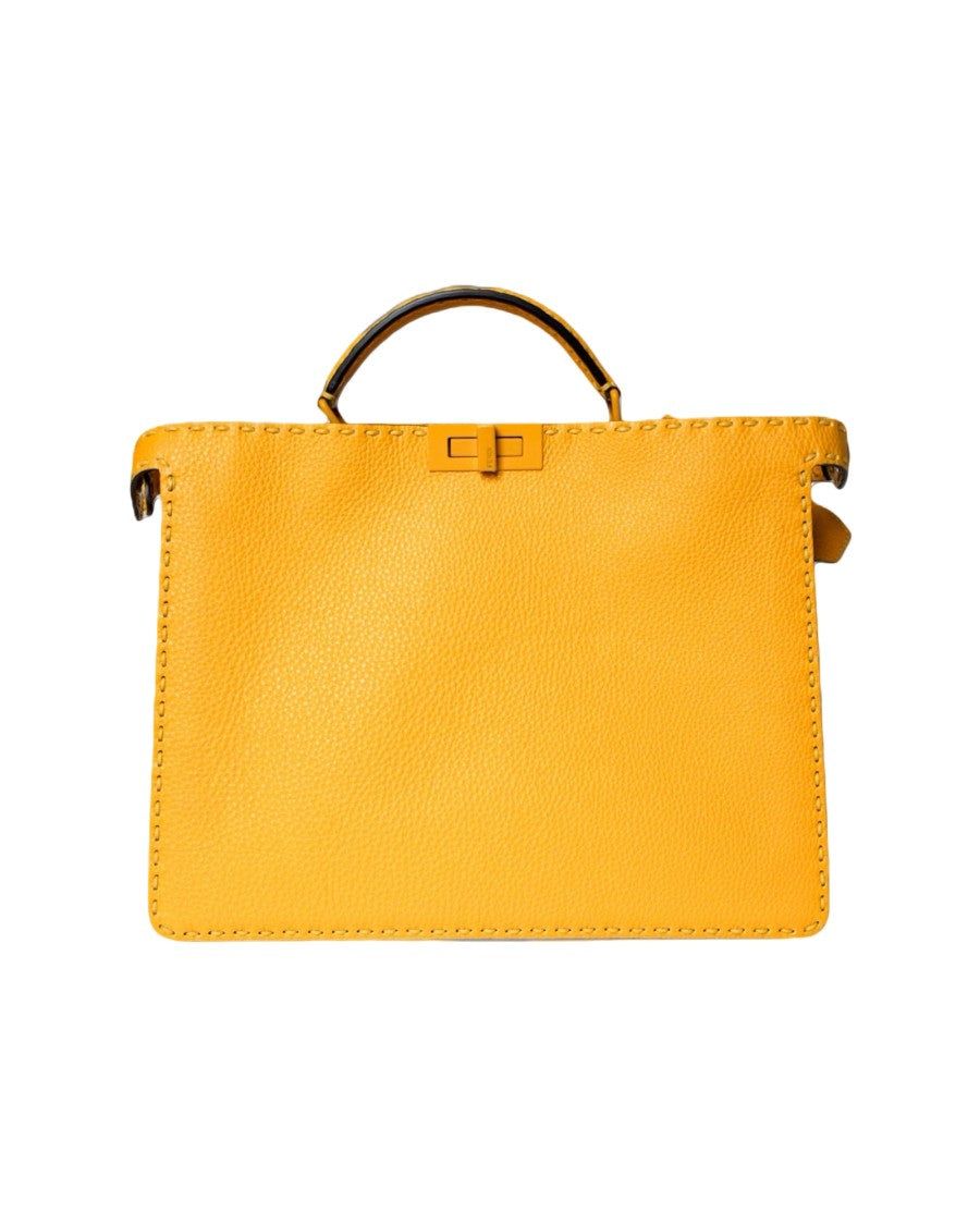 Fendi Peekaboo Iseeu Medium Yellow Saddlery