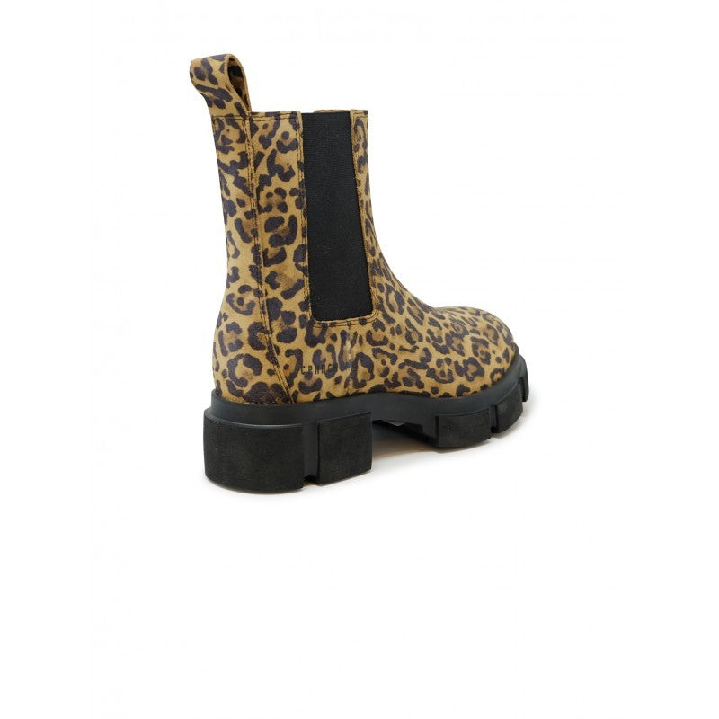 Copenhagen F5cph570 Leopard Suede Chelsea Boots