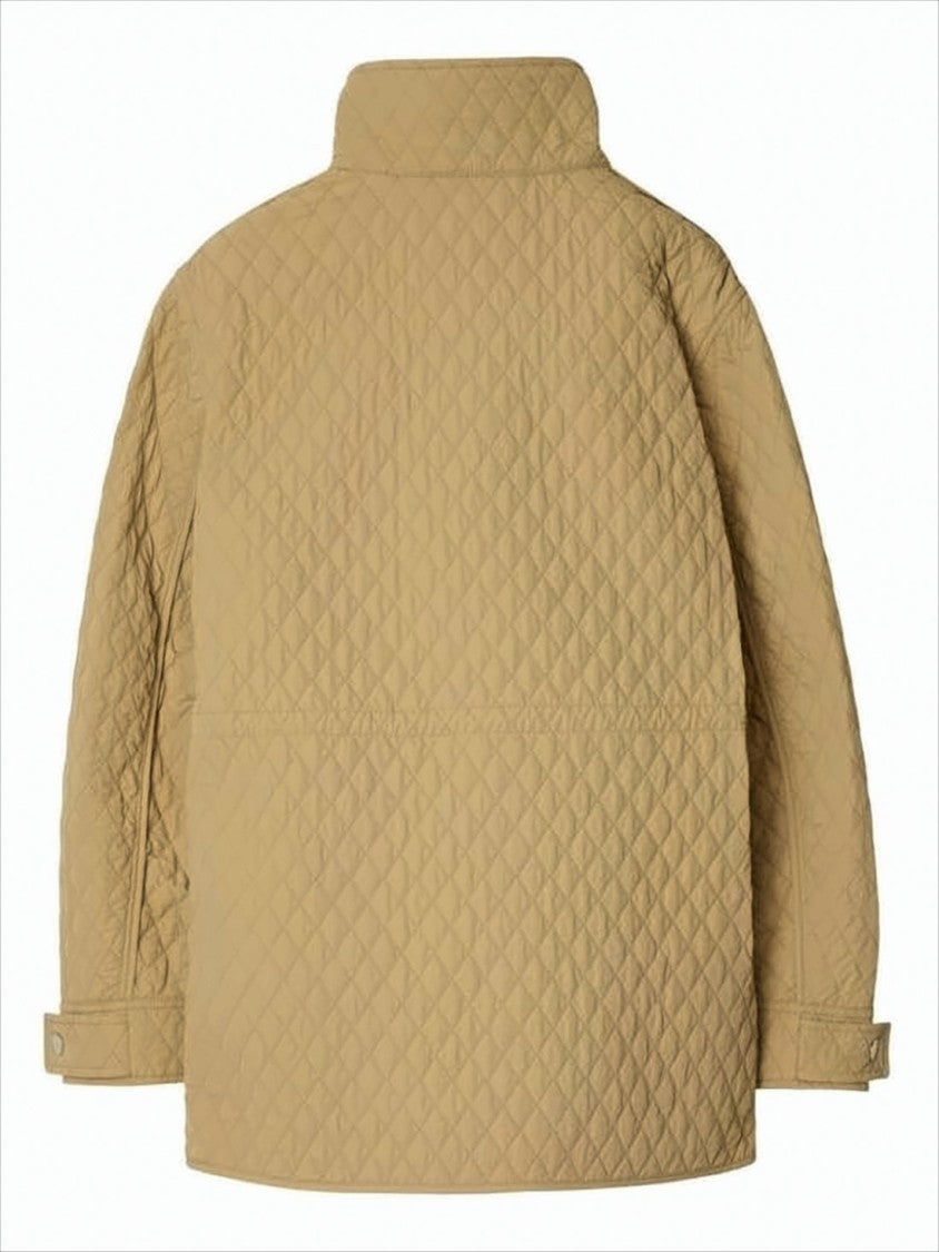 Burberry Quilted Jacket With Diamond Pattern