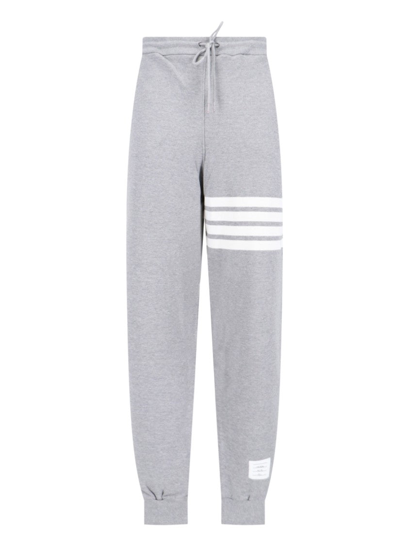 Thom Browne "4-Bar" Tracksuit Bottoms – Grey