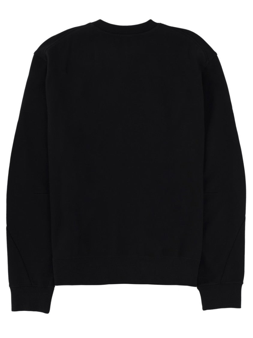 Givenchy Neutrals Crewneck Logo Cotton Sweatshirt