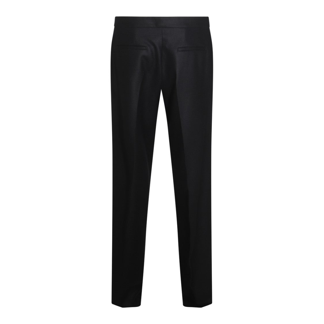 Jil Sander Sleek Tailored Black Wool Trousers With Subtle Sheen