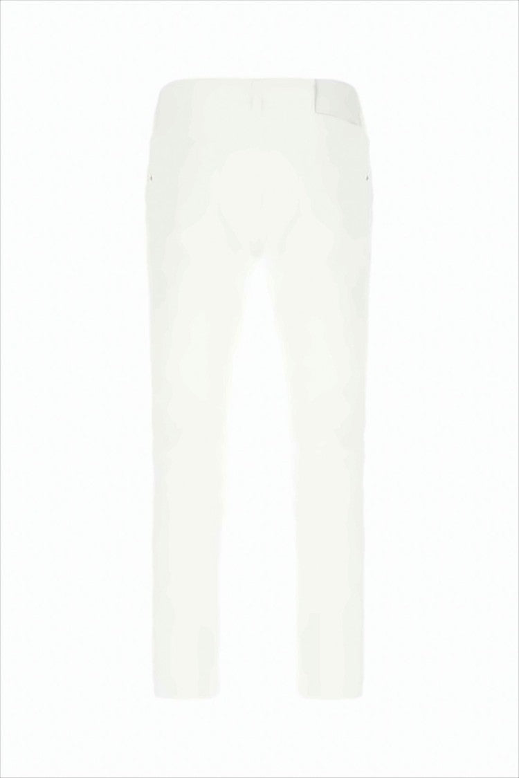 Dsquared2 Slim-Fit White Denim Pants