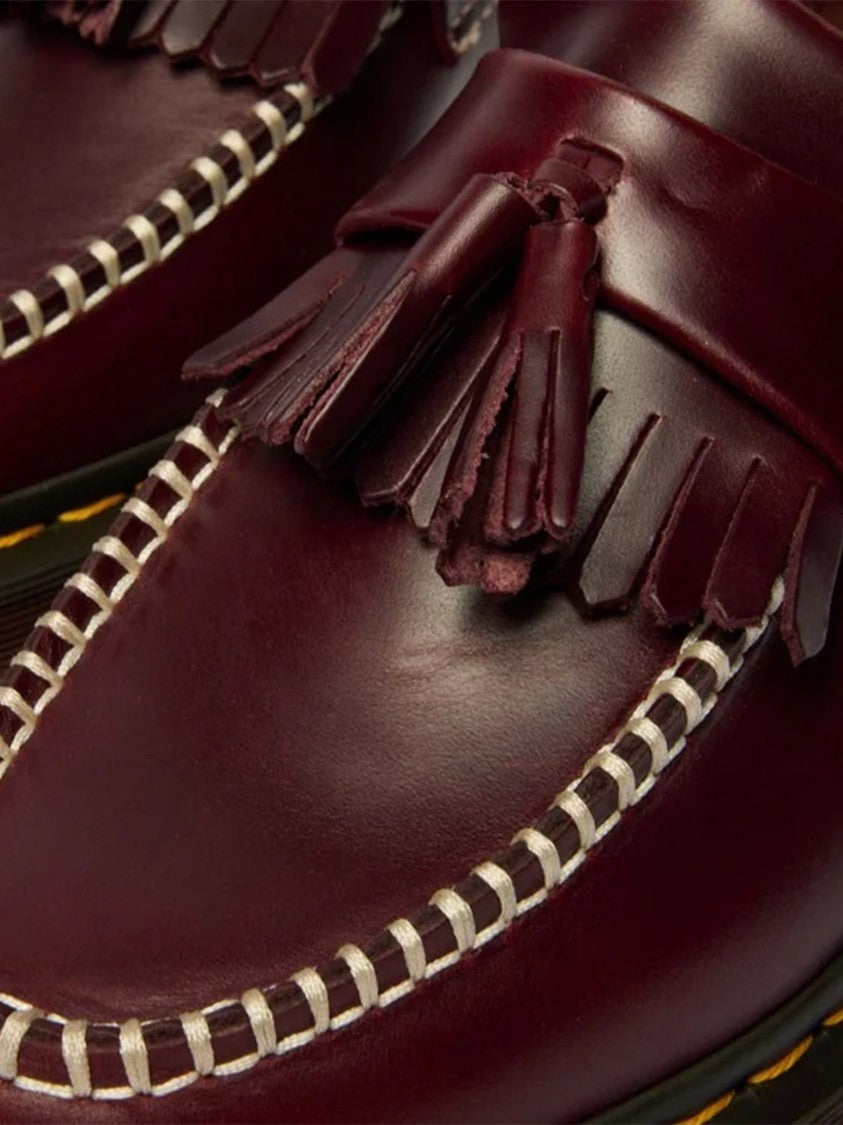 Dr. Martens Adrian Ben Polished Burgundy Tassel Loafers