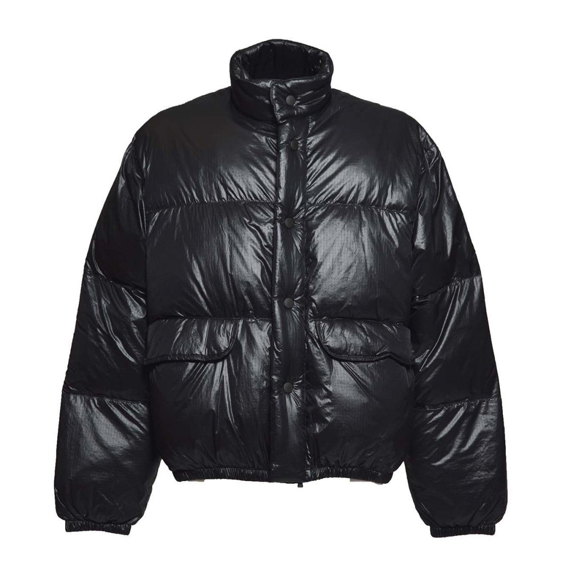 Our Legacy Black Nylon Inhale Puffer Jacket