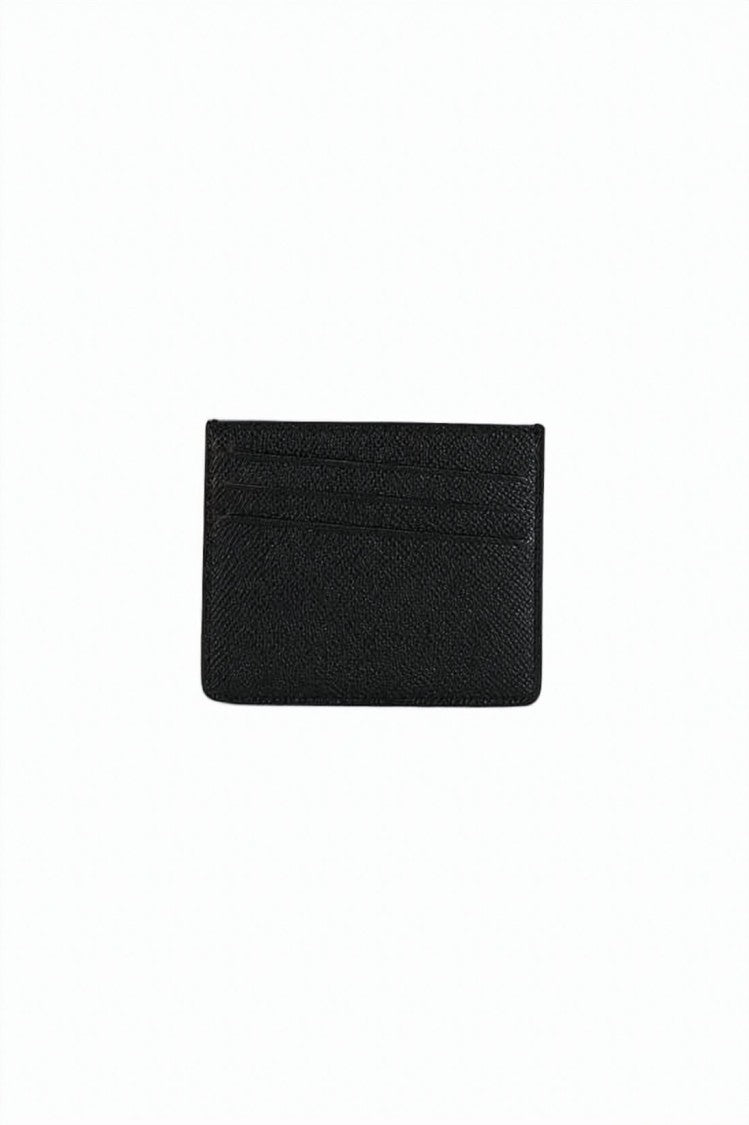 Maison Margiela Calf Leather Card Holder With Distinctive Stitching