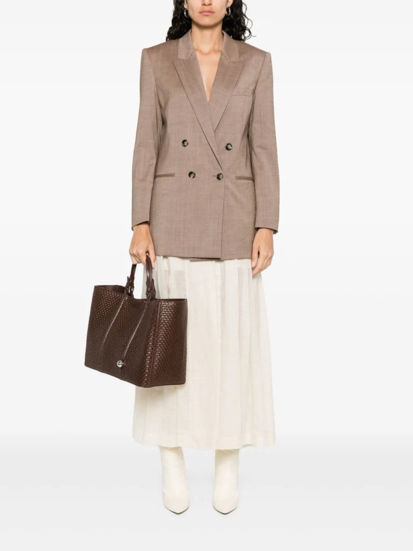 Philosophy Di Lorenzo Serafini Tailored Neutral Classic Silhouette Jacket
