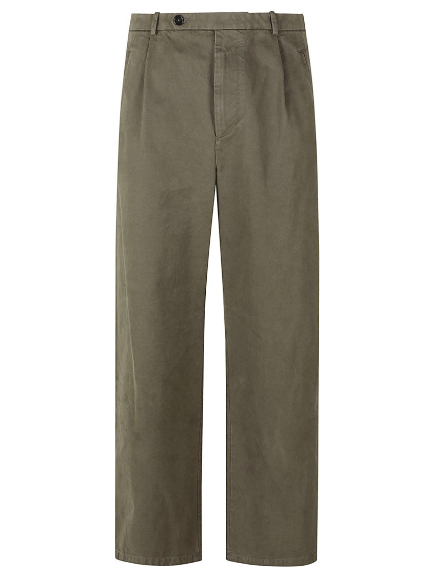 Jil Sander Straight-Leg Trousers With Minimalist Design And Back Welt Pockets