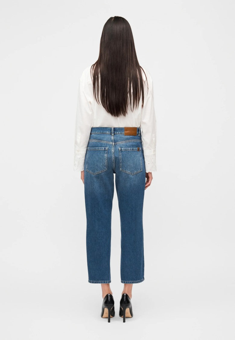 Max Mara Light Used Blue Denim Jeans