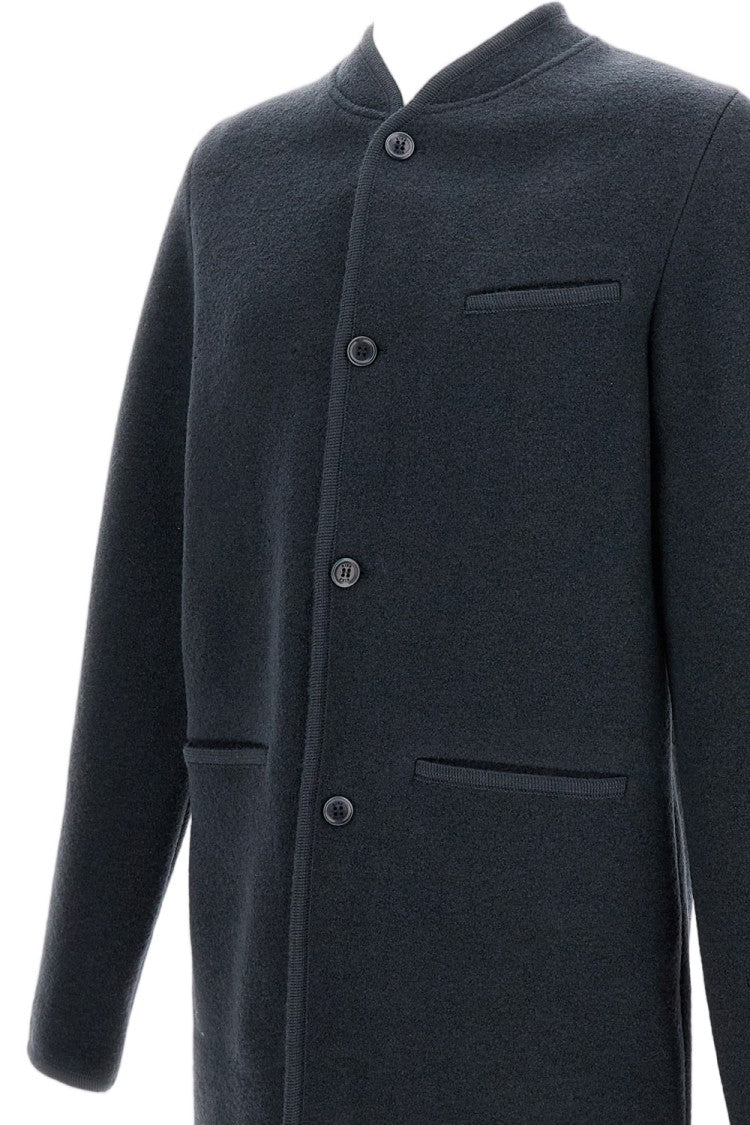 Rier Long Coat With Traditional Loden Finish And Modern Fit