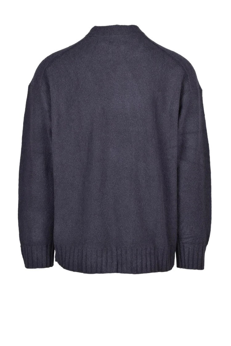Calvin Klein Jeans Grey Patch Cotton-Blend Sweatshirt