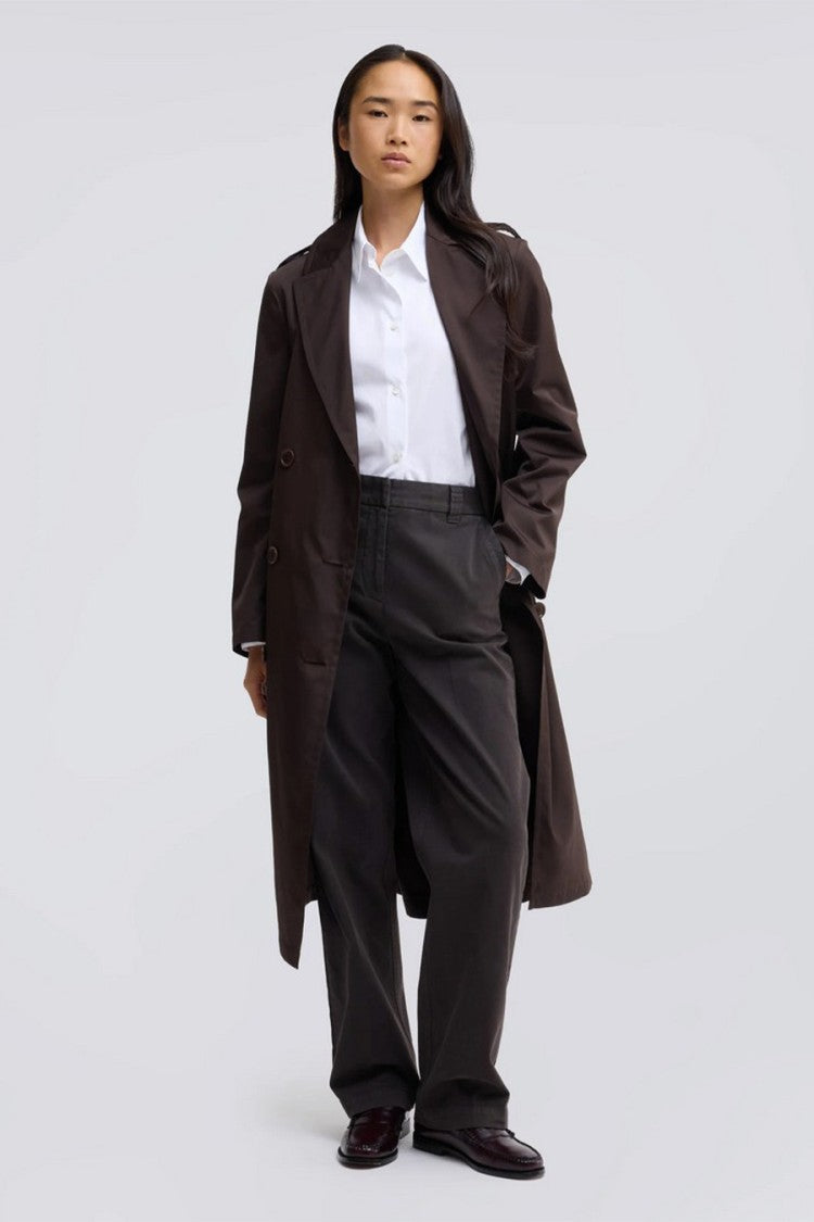 Aspesi White Boxy Cropped High-Low Cotton Shirt