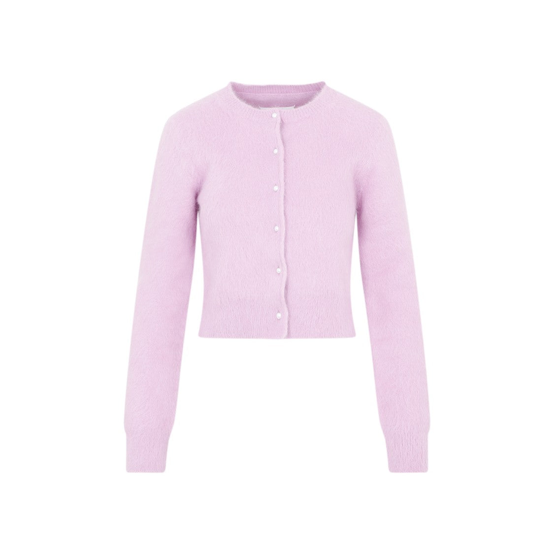 Maison Margiela Acid Lavander Angora Cardigan