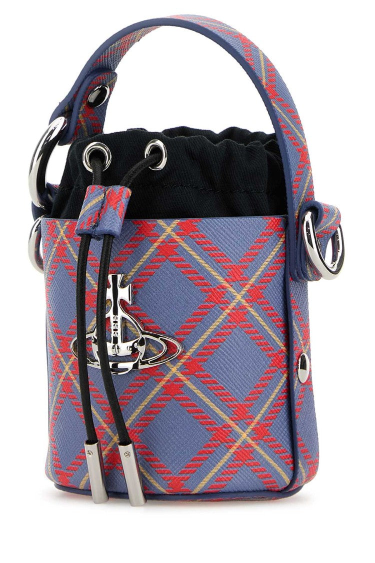 Vivienne Westwood Printed Synthetic Leather Mini Daisy Bucket Bag